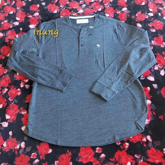 Abercrombie and Fitch Henley Tee size XXL NWT - Picture 8 of 8